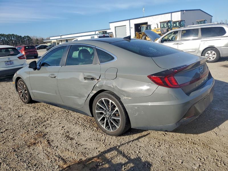 2021 Hyundai Sonata VIN 5NPEH4J2XMH070930 COPART salvage auction — SIDE, TX - SALVAGE VEHICLE TITLE, sold $300 on 2026-07-27 (photo 2)