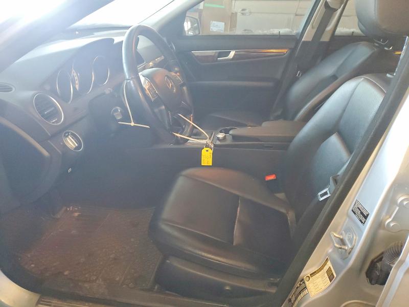 2012 Mercedes-benz C class VIN WDDGF8BB2CA603028 COPART salvage auction — REAR END, IN - CERT OF TITLE-SALVAGE TITLE, sold $725 on 2026-07-20 (photo 7)