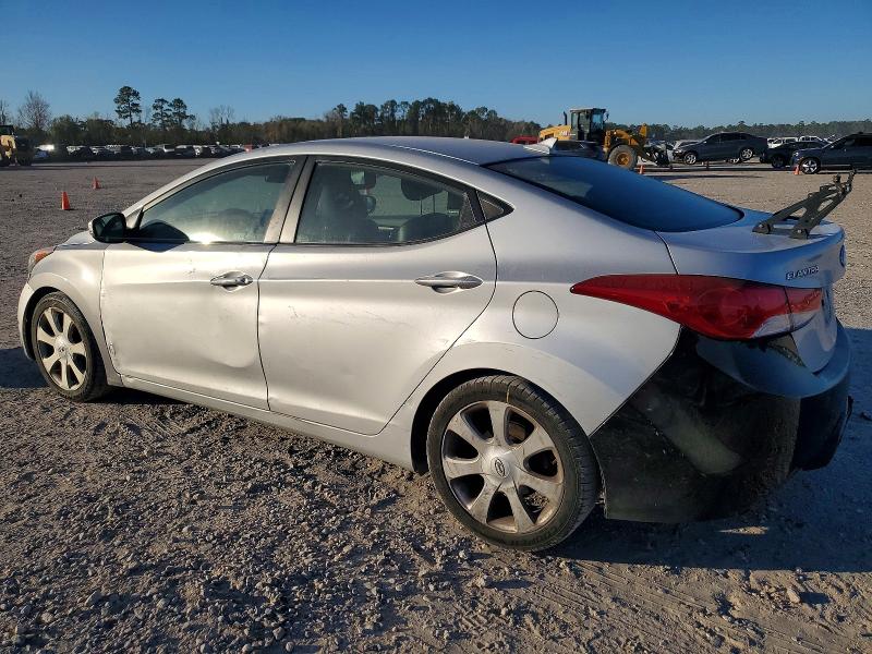 2013 Hyundai Elantra VIN KMHDH4AE8DU706509 COPART salvage auction — REAR END, Id - Salvage Certificate Of Title, sold $700 on 2026-07-31 (photo 2)