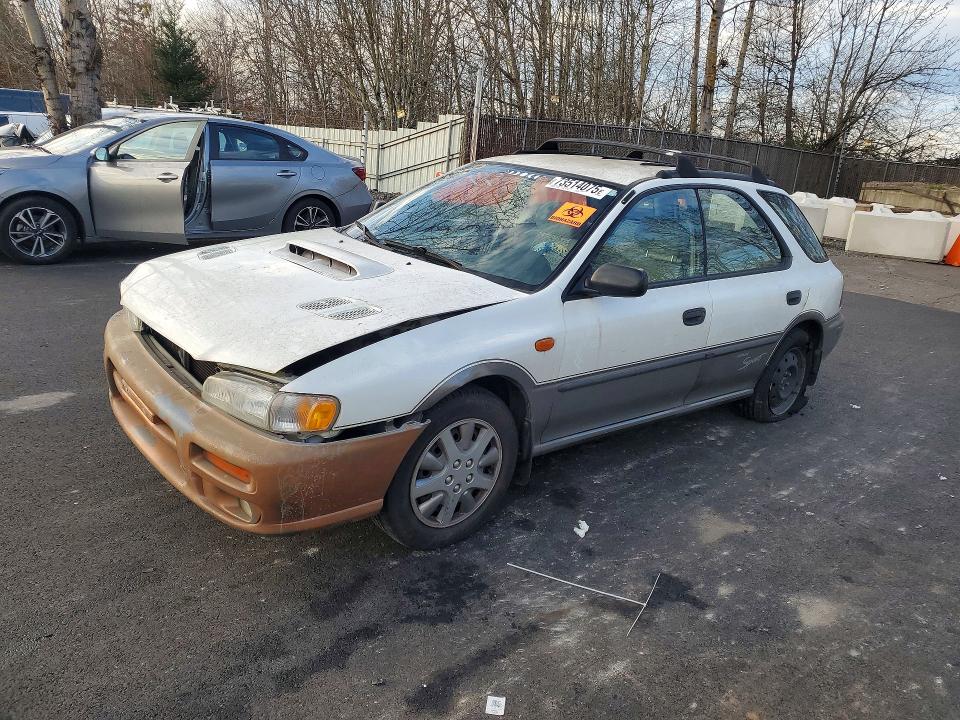 1997 Subaru Impreza VIN JF1GF4859VH819270 COPART salvage auction — FRONT END, Or - Salvage Title Certificate, sold $125 on 2026-07-13 (photo 1)