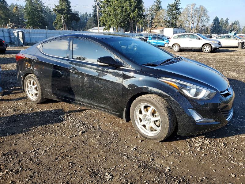 2016 Hyundai Elantra VIN KMHDH4AE9GU490559 COPART salvage auction — REAR END, Salvage Title, sold $1,000 on 2026-07-14 (photo 4)