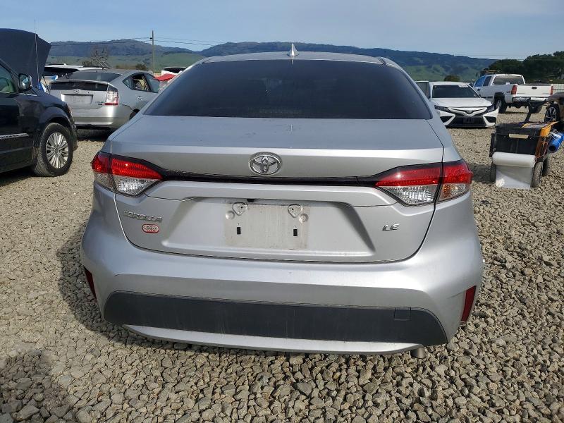 2020 Toyota Corolla VIN JTDEPRAE0LJ016777 COPART salvage auction — FRONT END, Ca - Salvage Certificate, sold $3,100 on 2026-07-09 (photo 6)