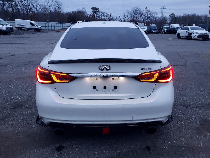 2020 Infiniti Q50 VIN JN1EV7AR2LM252362 COPART salvage auction — ALL OVER, Nj - Cert Of Title-Salvage, sold $350 on 2026-07-21 (photo 6)