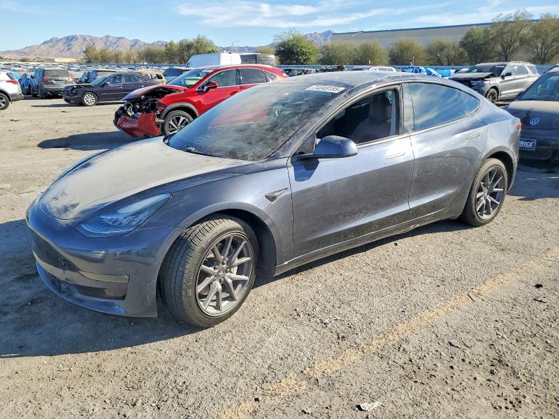 2019 Tesla Model 3 VIN 5YJ3E1EB5KF386871 COPART salvage auction — SIDE, Nv - Salvage Title, sold $6,100 on 2026-07-07 (photo 1)