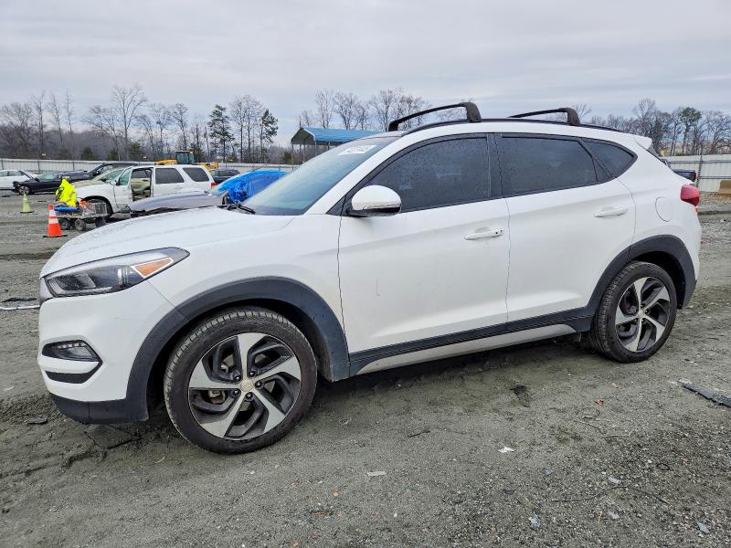 2018 Hyundai Tucson VIN KM8J33A23JU757123 COPART salvage auction — FRONT END, Sc - Cert Of Title-Salvage, sold $2,500 on 2026-07-08 (photo 1)