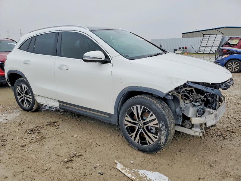 2025 Mercedes-benz Gla-class VIN W1N4N4GB8SJ656633 COPART salvage auction — FRONT END, Tx - Salvage Vehicle Title, sold $9,100 on 2026-07-10 (photo 4)