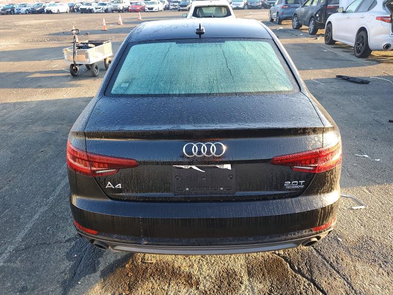 2018 Audi A4 VIN WAUDNAF41JA094787 COPART salvage auction — FRONT END, Ca - Salvage Certificate, sold $3,600 on 2026-07-06 (photo 6)