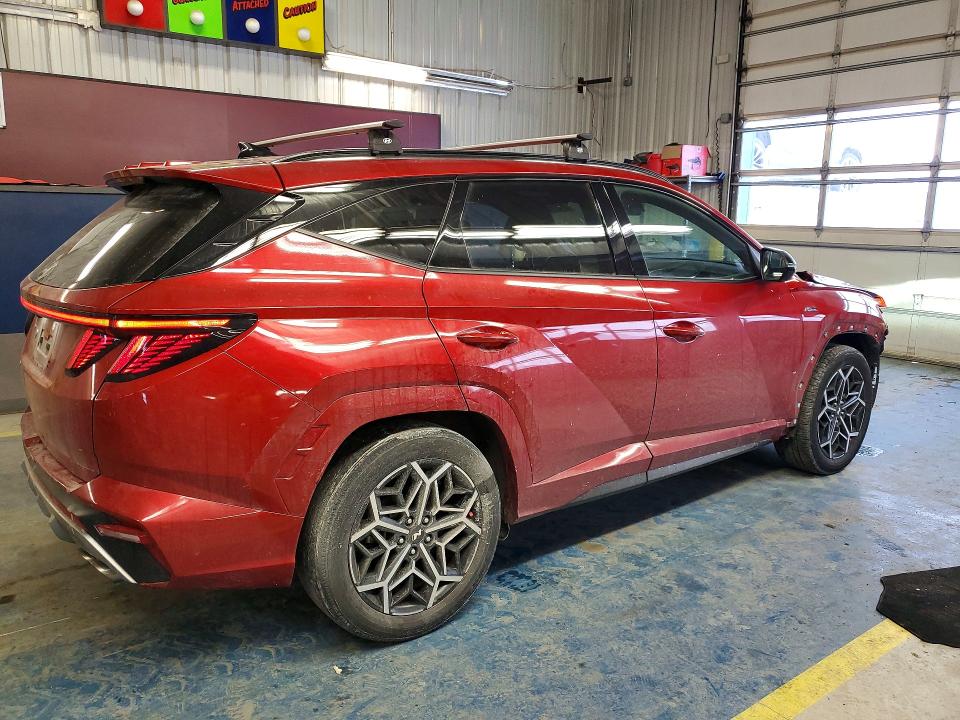 2022 Hyundai Tucson VIN KM8JF3AE1NU152993 COPART salvage auction — FRONT END, Ca - Salvage Certificate, sold $6,100 on 2026-07-20 (photo 3)