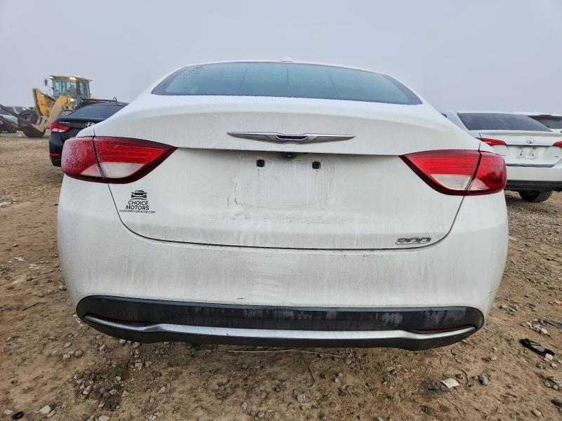 2015 Chrysler 200 VIN 1C3CCCAB3FN708491 COPART salvage auction — SIDE, UT - SALVAGE CERTIFICATE, sold $125 on 2026-10-23 (photo 6)