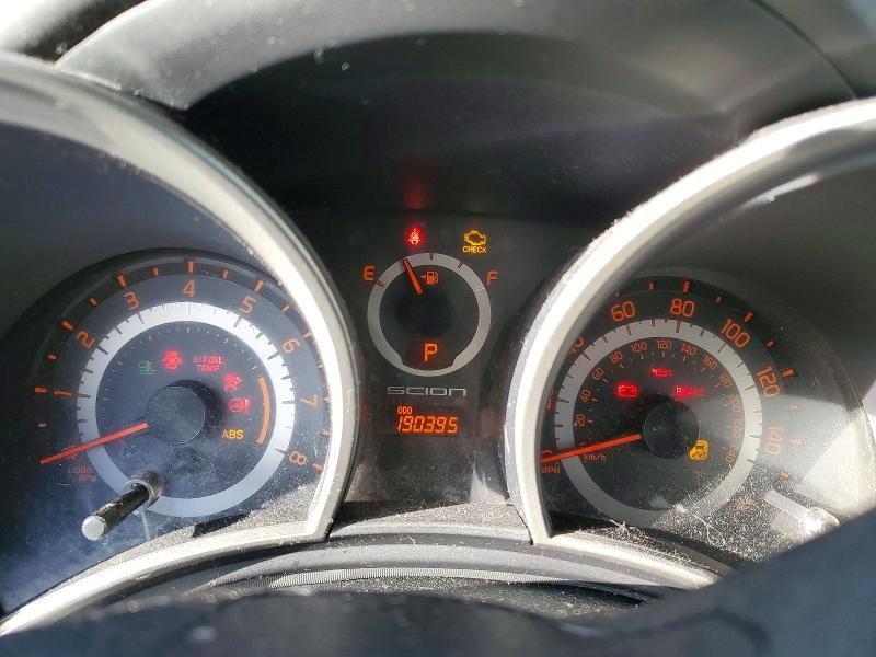 2013 Toyota Scion VIN JTKJF5C71D3063761 COPART salvage auction — FRONT END, NJ - CERT OF TITLE-SALVAGE, sold $500 on 2026-07-14 (photo 9)