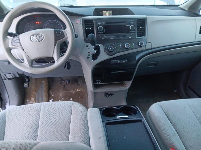 2011 Toyota Sienna VIN 5TDJK3DC5BS019308 COPART salvage auction — FRONT END, Ak - Bill Of Sale- Salvage, sold $450 on 2026-07-07 (photo 8)