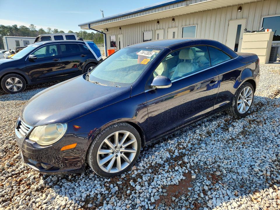 2007 Volkswagen Eos VIN WVWDA71F67V015125 COPART salvage auction — WATER/FLOOD, Fl - Certificate Of Title, sold $350 on 2026-07-07 (photo 1)
