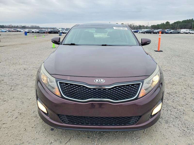 2015 Kia Optima VIN 5XXGN4A79FG395743 COPART salvage auction — REAR END, Nc - Salvage Certificate Of Title, sold $1,050 on 2026-07-13 (photo 5)