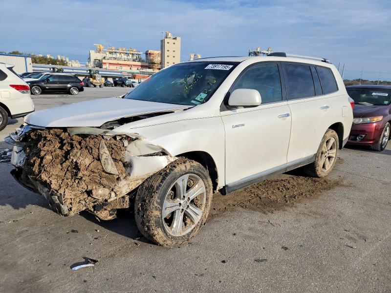 2011 Toyota Highlander VIN 5TDYK3EH4BS039431 COPART salvage auction — FRONT END, LA - CERT OF TITLE-SALVAGE FLOOD, sold $125 on 2026-07-29 (photo 1)