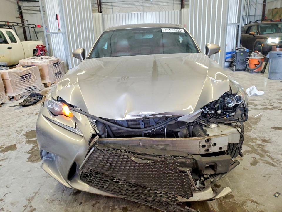 2016 Lexus Is VIN JTHBA1D29G5037308 COPART salvage auction — FRONT END, Salvage Title, sold $175 on 2026-07-29 (photo 5)