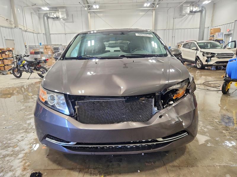 2014 Honda Odyssey VIN 5FNRL5H66EB023554 COPART salvage auction — FRONT END, MI - CERTIFICATE OF TITLE, sold $1,050 on 2026-07-02 (photo 5)