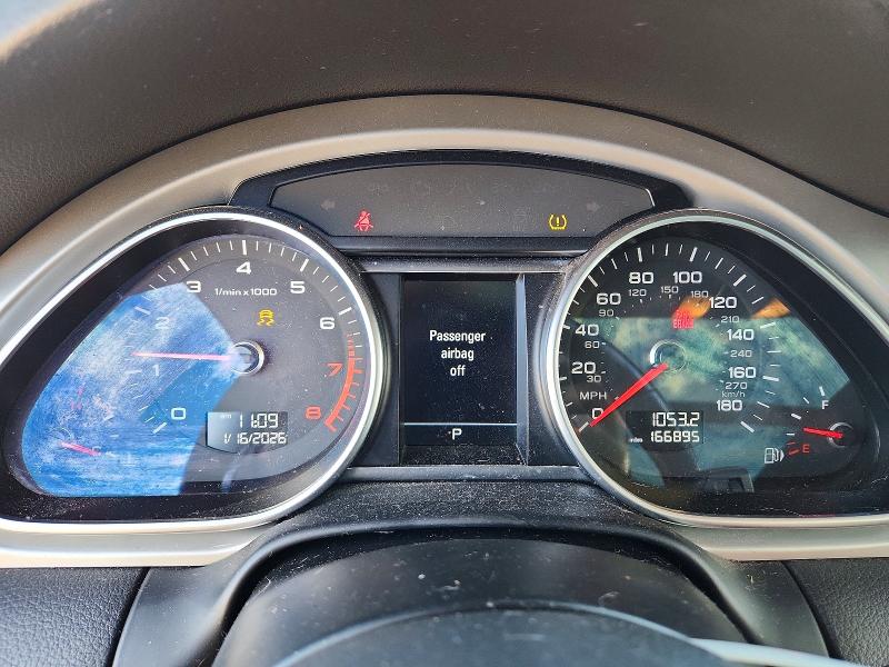 2015 Audi Q7 VIN WA1DGAFE8FD001656 COPART salvage auction — FRONT END, Al - Certificate Of Title, sold $1,150 on 2026-08-22 (photo 9)