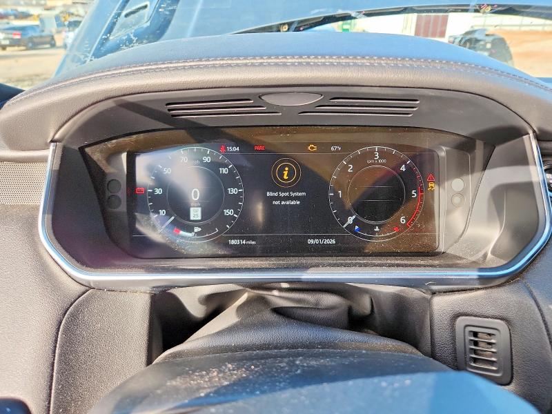 2018 Land rover Range rover sport VIN SALWR2RK8JA193342 COPART salvage auction — MECHANICAL, Ok - Certificate Of Title (P), sold $10,400 on 2026-07-07 (photo 9)