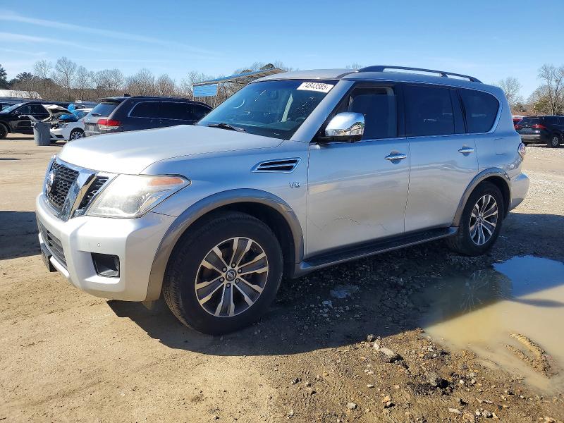 2017 Nissan Armada VIN JN8AY2NDXH9004685 COPART salvage auction — MECHANICAL, Tn - Certificate Of Title, sold $3,150 on 2026-07-20 (photo 1)