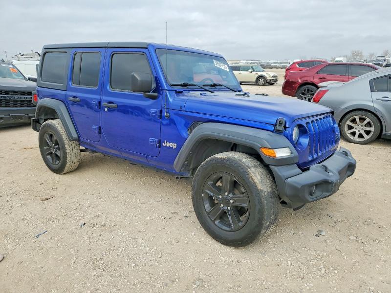 2018 Jeep Wrangler unlimited VIN 1C4HJXDN8JW283695 COPART salvage auction — FRONT END, TX - CERTIFICATE OF TITLE (P), sold $6,700 on 2026-07-09 (photo 4)