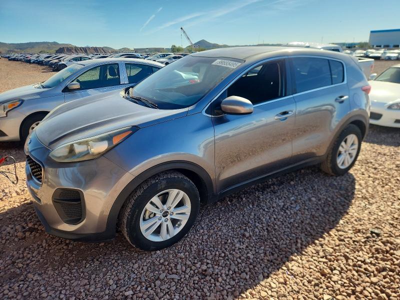 2017 Kia Sportage VIN KNDPM3AC6H7087256 COPART salvage auction — SIDE, AZ - CERT OF TITLE - SALVAGE, sold $2,550 on 2026-07-14 (photo 1)