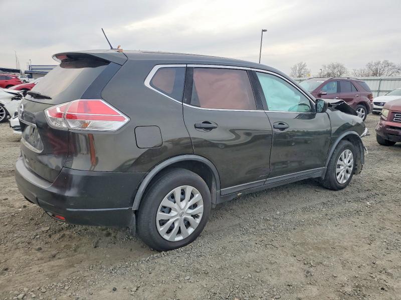 2016 Nissan Rogue VIN KNMAT2MT1GP635872 COPART salvage auction — FRONT END, Salvage Title, sold $250 on 2026-07-16 (photo 3)