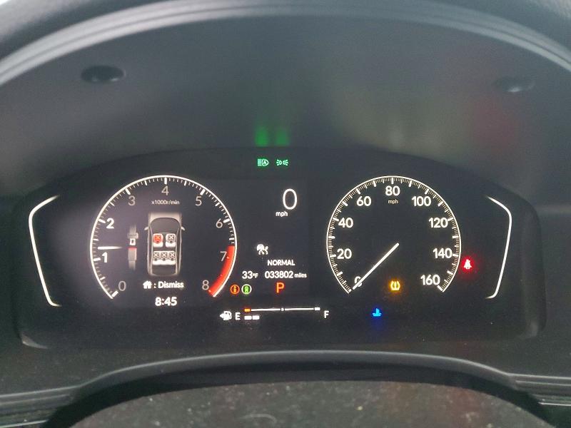 2022 Honda Civic VIN 2HGFE2F59NH514024 COPART salvage auction — FRONT END, NJ - CERT OF TITLE-SALVAGE, sold $6,300 on 2026-07-02 (photo 9)