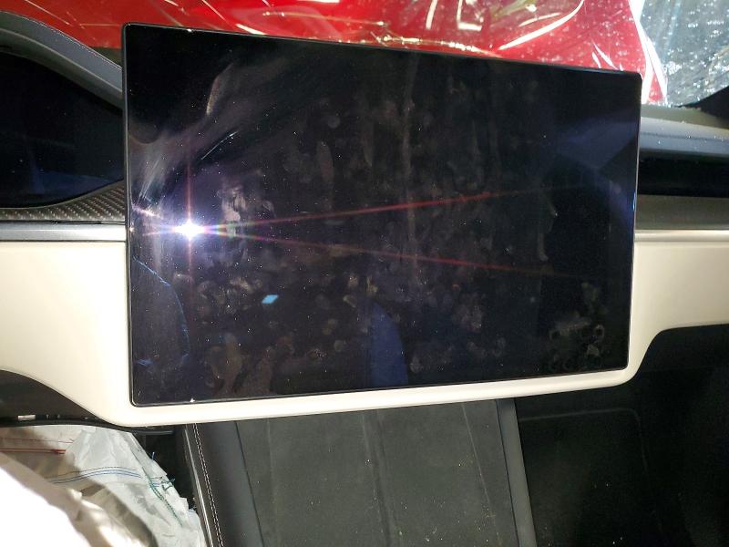 2025 Tesla Model x VIN 7SAXCBE66SF468224 COPART salvage auction — FRONT END, IN - CERT OF TITLE-SALVAGE TITLE, sold $15,000 on 2026-07-21 (photo 9)
