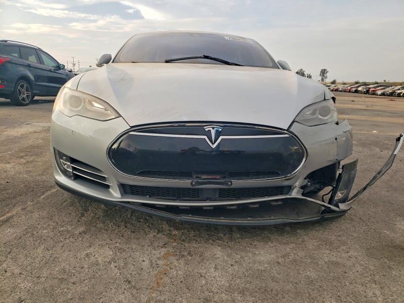 2014 Tesla VIN 5YJSA1H12EFP63896 COPART salvage auction — FRONT END, Salvage Title, sold $2,600 on 2026-07-13 (photo 5)