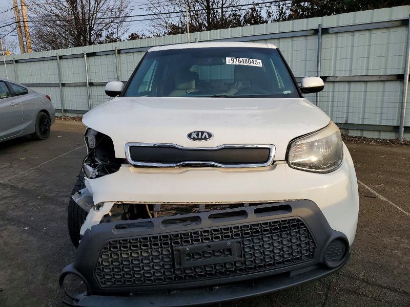 2016 Kia Soul VIN KNDJN2A21G7356573 COPART salvage auction — FRONT END, Oh - Cert Of Title-Salvage, sold $475 on 2026-07-10 (photo 5)