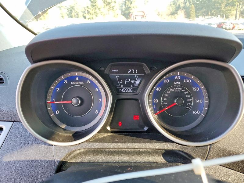 2016 Hyundai Elantra VIN KMHDH4AE9GU490559 COPART salvage auction — REAR END, Salvage Title, sold $1,000 on 2026-07-14 (photo 9)