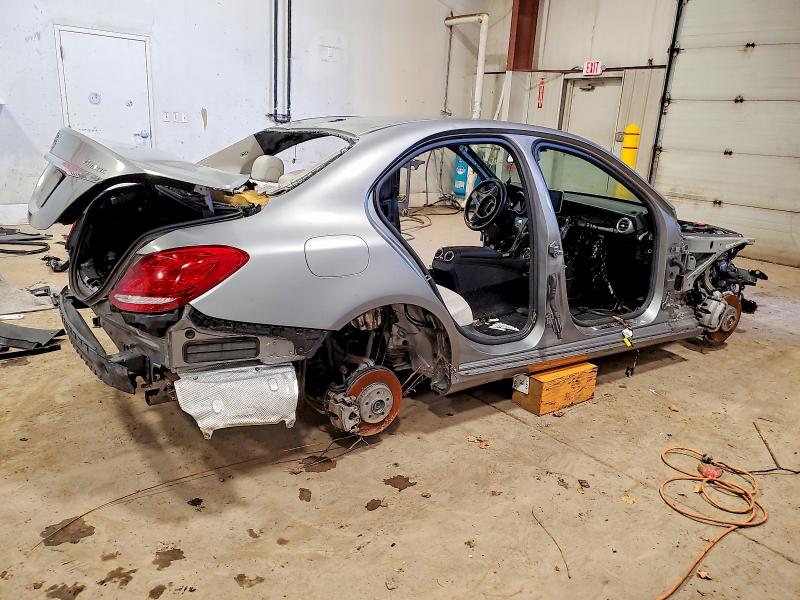 2016 Mercedes-benz C class VIN 55SWF4KB2GU166898 COPART salvage auction — STRIPPED, Pa - Certificate Of Salvage, sold $775 on 2026-07-02 (photo 3)