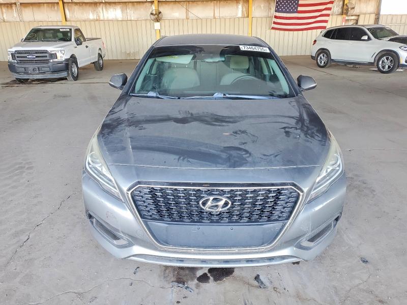 2017 Hyundai Sonata VIN KMHE24L37HA063191 COPART salvage auction — FRONT END, Az - Cert Of Title-Restored Salvage, sold $1,400 on 2026-07-06 (photo 5)