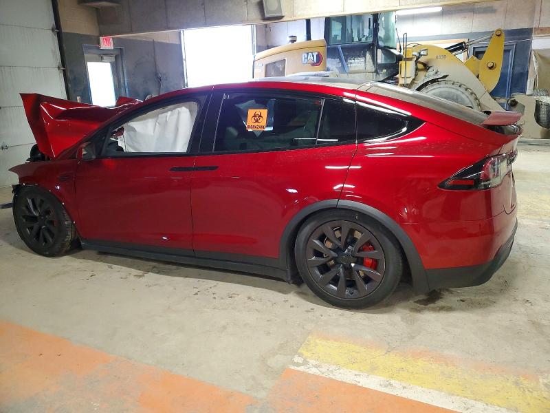 2025 Tesla Model x VIN 7SAXCBE66SF468224 COPART salvage auction — FRONT END, IN - CERT OF TITLE-SALVAGE TITLE, sold $15,000 on 2026-07-21 (photo 2)