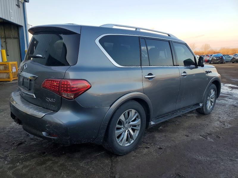 2017 Infiniti Qx80 VIN JN8AZ2NE7H9150483 COPART salvage auction — MINOR DENT/SCRATCHES, Mi - Certificate Of Title, sold $4,800 on 2026-07-29 (photo 3)