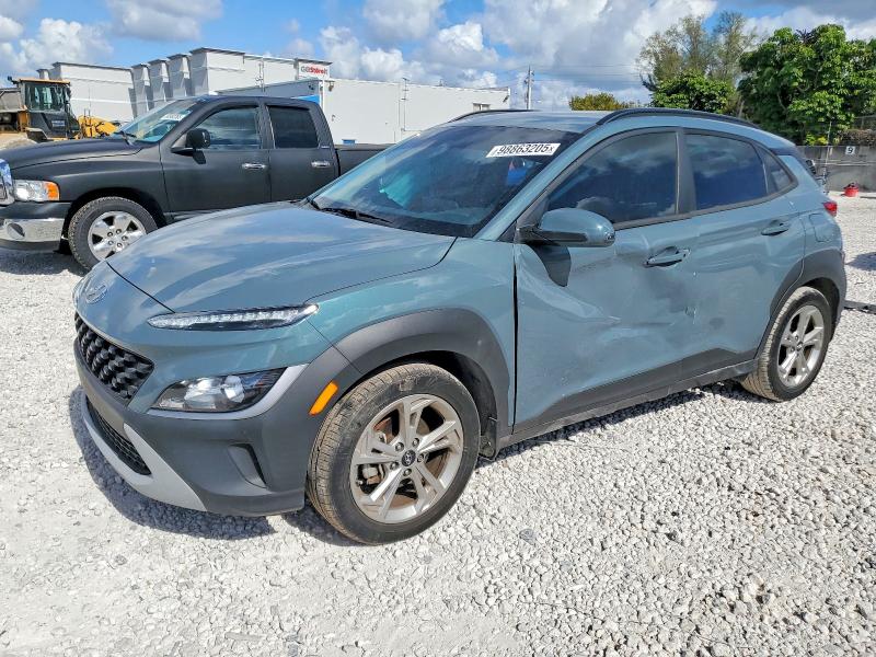 2022 Hyundai Kona VIN KM8K62AB2NU788911 COPART salvage auction — SIDE, FL - CERTIFICATE OF DESTRUCTION, sold $3,350 on 2026-07-13 (photo 1)