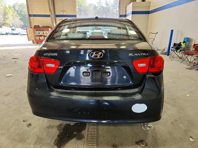 2008 Hyundai Elantra VIN KMHDU46D68U469827 COPART salvage auction — REAR END, VA - NON-REPAIRABLE CERTIFICATE, sold $350 on 2026-07-02 (photo 6)