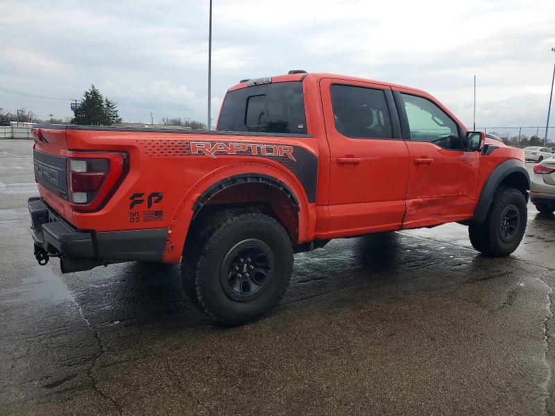2022 Ford F-150 lightning VIN 1FTFW1RG7NFA86927 COPART salvage auction — Side, OH - CERT OF TITLE-SALVAGE, sold $38,000 on 2026-02-18 (photo 3)