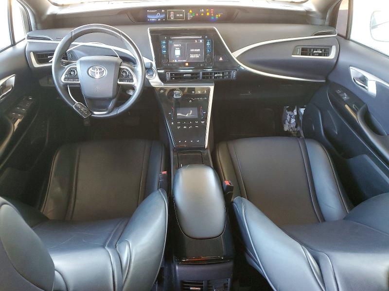 2017 Toyota Mirai VIN JTDBVRBD7HA001490 COPART salvage auction — FRONT END, Ca - Dis/Dlr/Exp App For Dup Salvag, sold $450 on 2026-07-09 (photo 8)