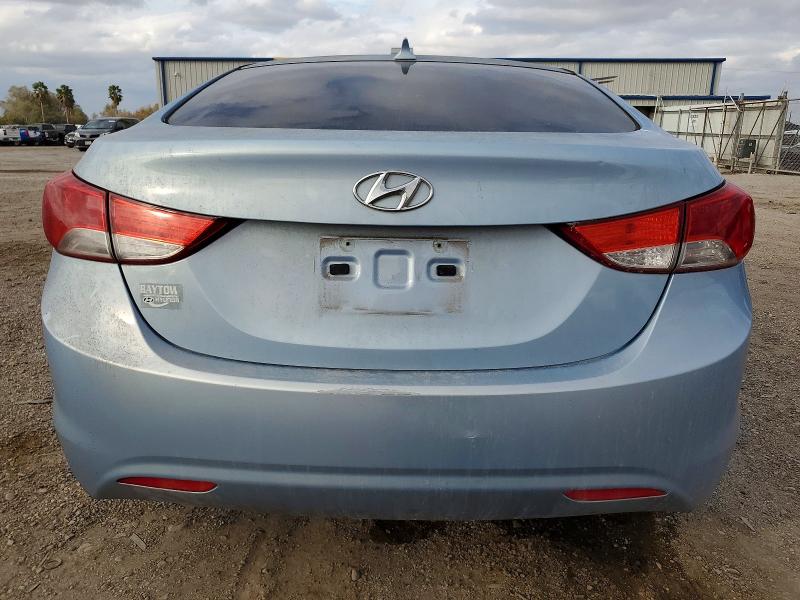 2011 Hyundai Elantra VIN KMHDH4AE8BU109390 COPART salvage auction — FRONT END, Tx - Salvage Vehicle Title, sold $250 on 2026-07-22 (photo 6)