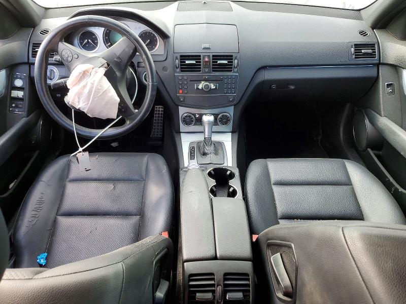 2008 Mercedes-benz C class VIN WDDGF54XX8R010890 COPART salvage auction — FRONT END, TX - SALVAGE VEHICLE TITLE (P), sold $650 on 2026-07-31 (photo 8)