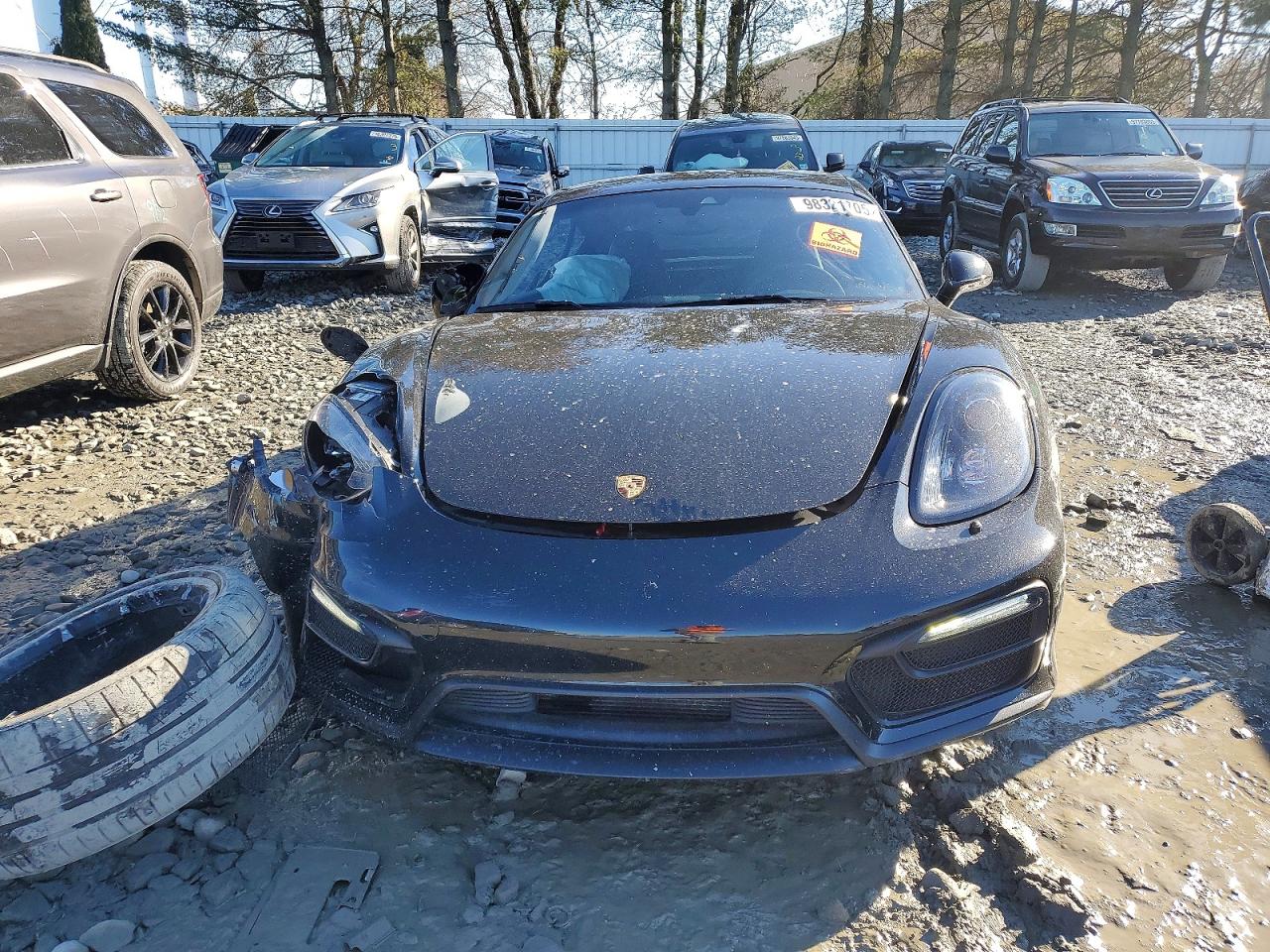 2016 Porsche Cayman VIN WP0AB2A80GK185826 COPART salvage auction — Side, NJ - CERT OF TITLE-SALVAGE, sold $20,700 on 2026-03-16 (photo 5)