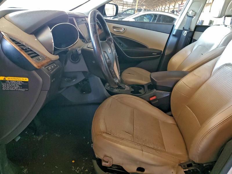 2013 Hyundai Santa fe VIN 5XYZU3LB6DG084545 COPART salvage auction — REAR END, Az - Cert Of Title - Salvage, sold $1,800 on 2026-08-03 (photo 7)