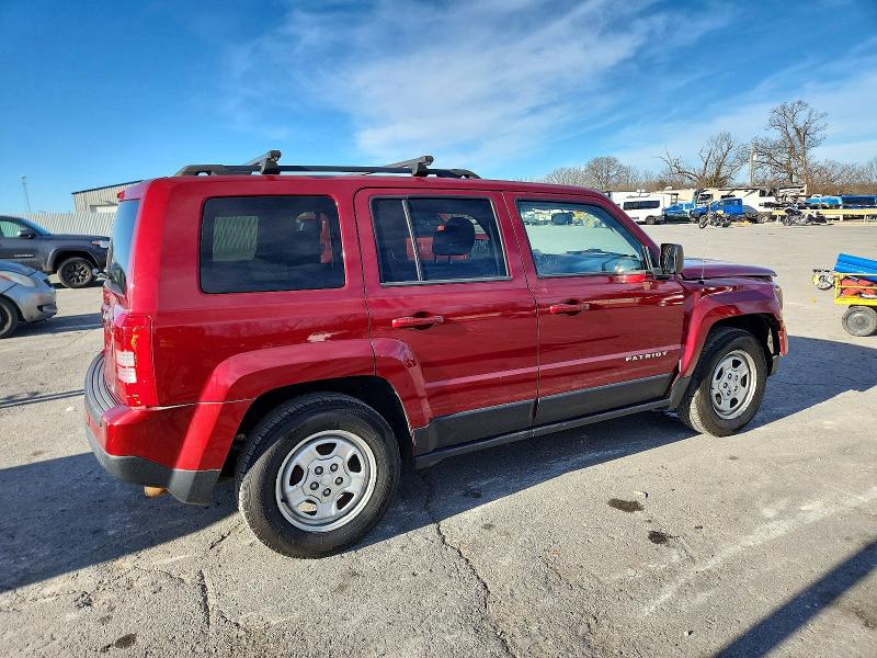 2015 Jeep Liberty (patriot) VIN 1C4NJPBB8FD397890 COPART salvage auction — FRONT END, Mo - Salvage Certificate Of Title, sold $725 on 2026-07-20 (photo 3)