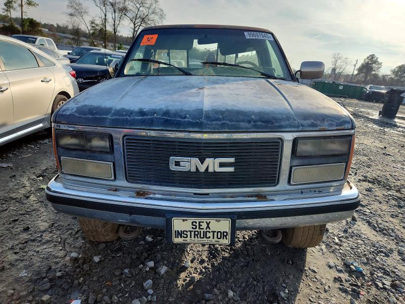 1990 Gmc SIERRA VIN 1GTDK14K5LZ511426 COPART salvage auction — REAR END, GA - BILL OF SALE - PARTS ONLY, sold $375 on 2026-07-09 (photo 5)
