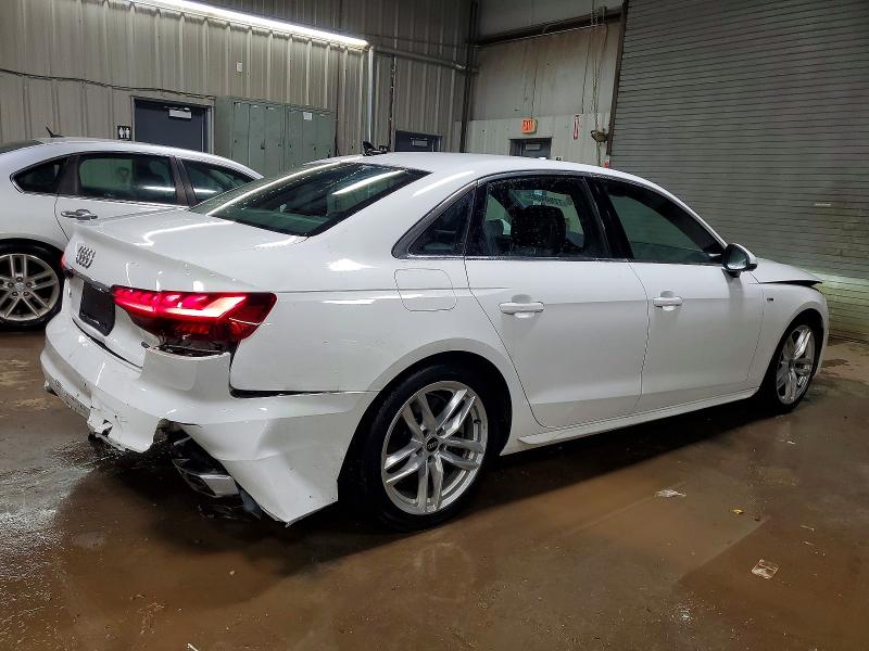 2022 Audi A4 VIN WAUEAAF44NA021029 COPART salvage auction — REAR END, Il - Salvage Certificate, sold $500 on 2026-07-21 (photo 3)