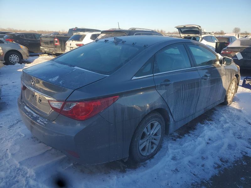 2014 Hyundai Sonata VIN 5NPEB4AC9EH924267 COPART salvage auction — FRONT END, Il - Salvage Certificate, sold $300 on 2026-07-28 (photo 3)