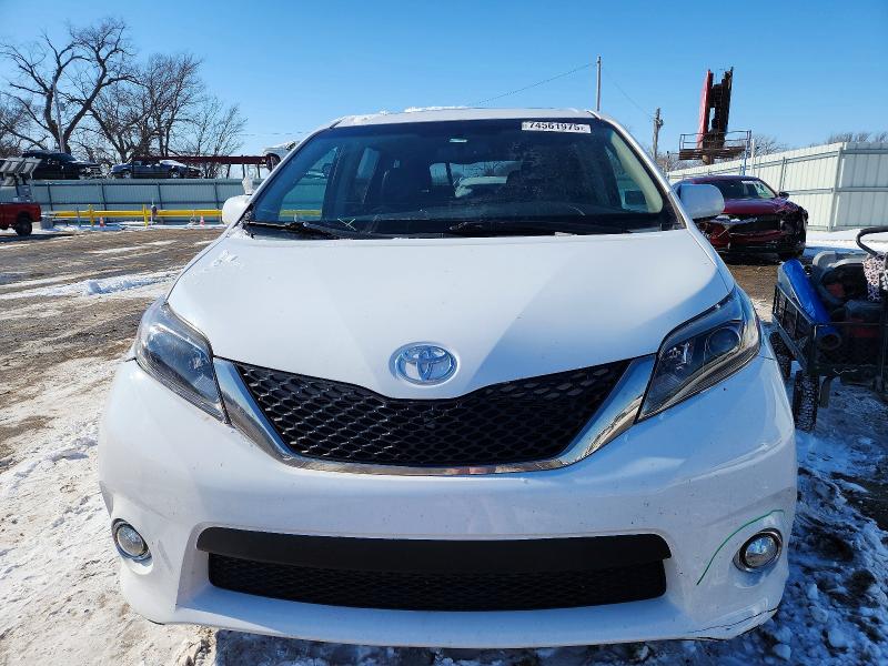 2015 Toyota Sienna VIN 5TDXK3DC1FS545354 COPART salvage auction — SIDE, Ks - Cert Of Title-Salvage, sold $6,300 on 2026-07-20 (photo 5)