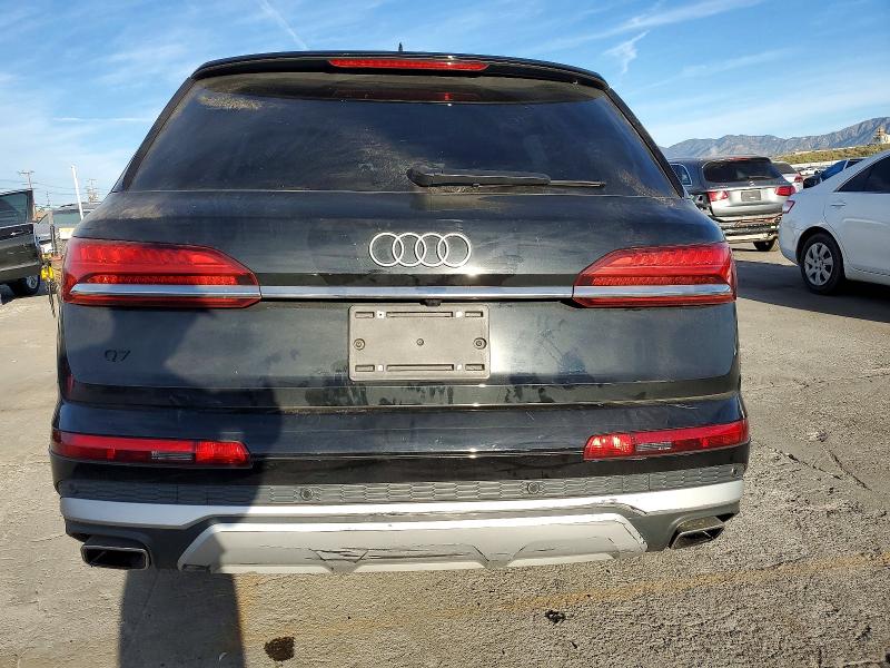 2025 Audi Q7 VIN WA1LCBF70SD006942 COPART salvage auction — FRONT END, Ca - Salvage Certificate, sold $1,000 on 2026-07-20 (photo 6)