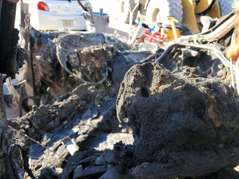 2022 Land rover RANGE ROVER VIN SALGS2SE0NA469449 COPART salvage auction — BURN, Fl - Certificate Of Destruction, sold $475 on 2026-07-10 (photo 8)
